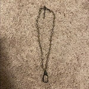 Rosary bead necklace